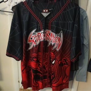 RARE🔥Vintage Spider Man Button Down